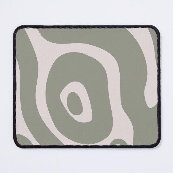 Item preview, Liquid Swirl Abstract Maximalist Pattern Retro Aesthetic Groovy Style Sage Green designed and sold by scorpiolane.