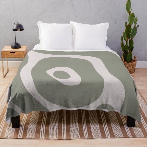 Item preview, Liquid Swirl Abstract Maximalist Pattern Retro Aesthetic Groovy Style Sage Green designed and sold by scorpiolane.