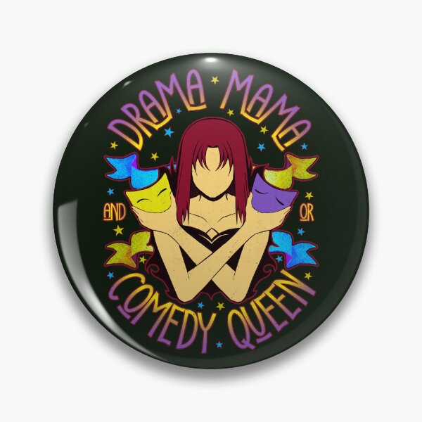 Item preview, Drama Mama and or Comedy Queen Womens Funny Acting Quote designed and sold by CRHPOD20.