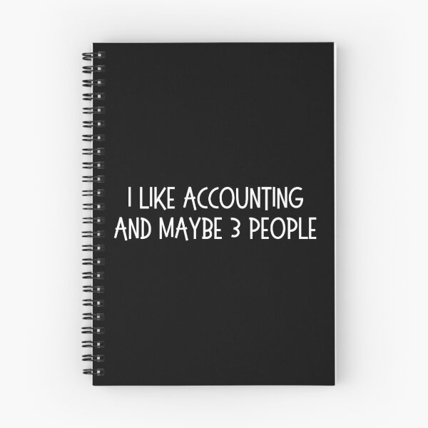 Item preview, i like accounting and maybe 3 people designed and sold by TomorrowQuotes.