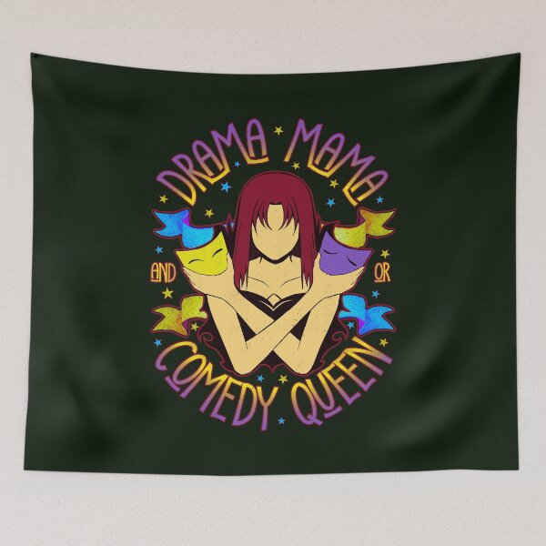Item preview, Drama Mama and or Comedy Queen Womens Funny Acting Quote designed and sold by CRHPOD20.