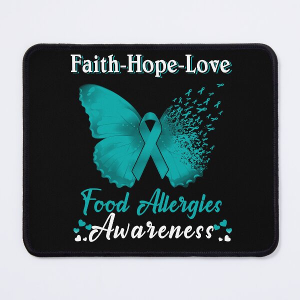 Item preview, Faith Hope Love Butterfly Food Allergies Awareness designed and sold by Gillosina.