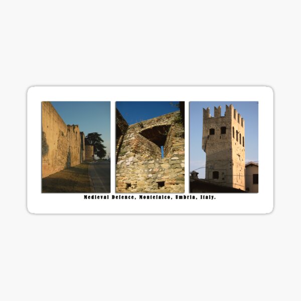 Montefalco Series #06 – Back when stone was defense against arrows. Sticker