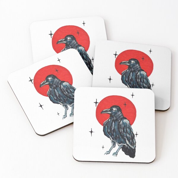 Item preview, Raven, red moon designed and sold by StaudArt.