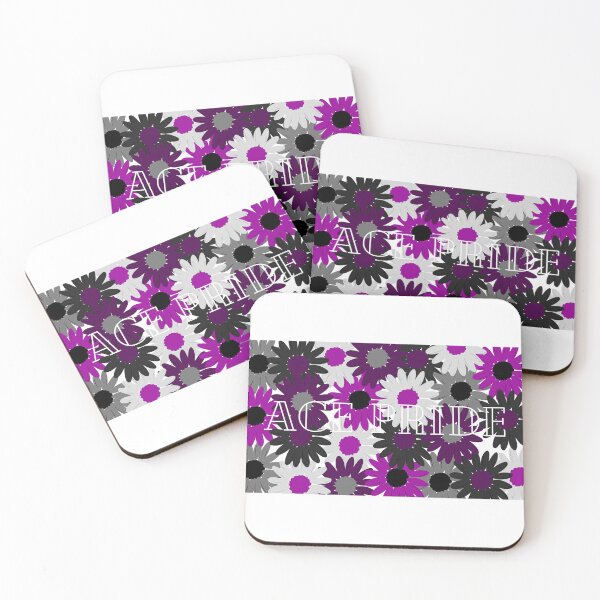 Item preview, Ace Pride Flowers  designed and sold by cedarsnerdshop.