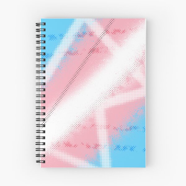 Item preview, Abstract Gradient Halftone LGBTQIA2S+ Trans Pride Flag designed and sold by that5280lady.