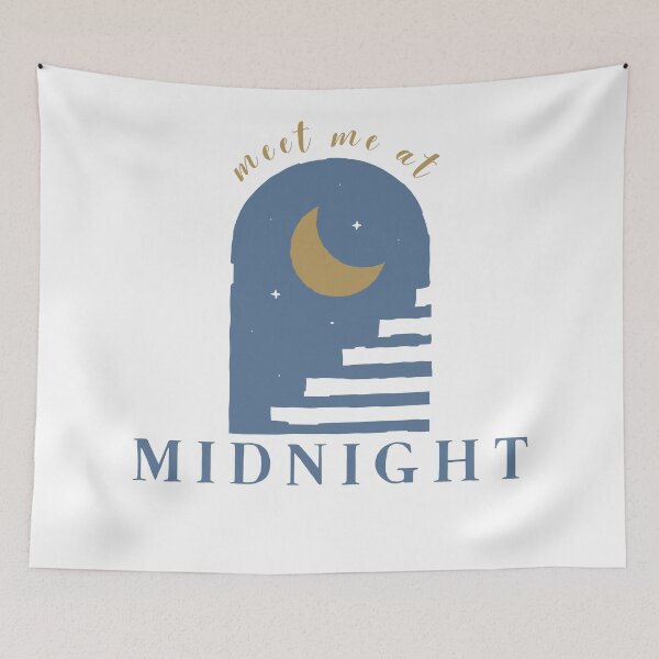 Item preview, blue and gold meet me at midnight ts10 dreamy MIDNIGHTS minimalist gorgeous design designed and sold by cottagecorococo.