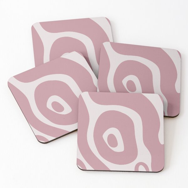 Item preview, Liquid Swirl Abstract Maximalist Pattern Retro Aesthetic Groovy Style Deep Pink designed and sold by scorpiolane.