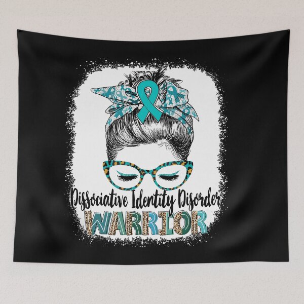 Item preview, Messy Bun Leopard Dissociative Identity Disorder Warrior designed and sold by rechardtee.