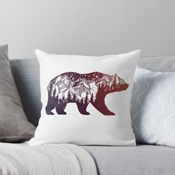Item preview, California Bear with Mountains Landscape designed and sold by Magnetic Pajama.
