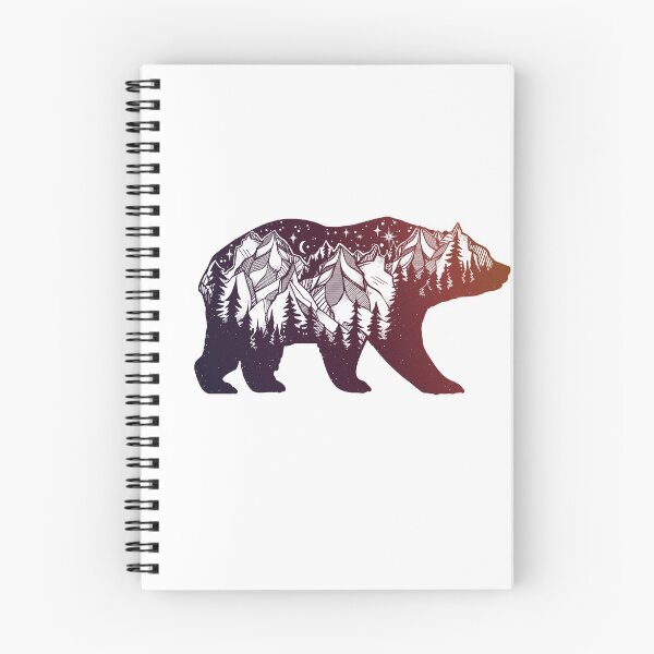 Item preview, California Bear with Mountains Landscape designed and sold by Magnetic Pajama.