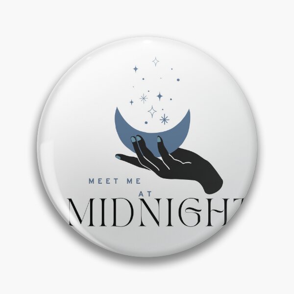 Item preview, meet me at midnight blue minimalist celestial halloween TS10 MIDNIGHTS design designed and sold by cottagecorococo.