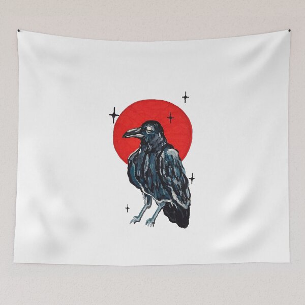 Item preview, Raven, red moon designed and sold by StaudArt.