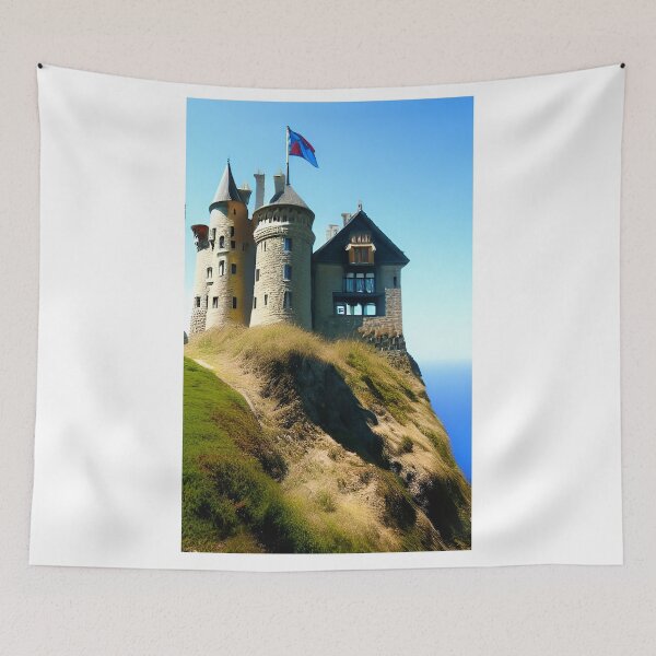 Item preview, Castle on a cliff designed and sold by zorropriest.