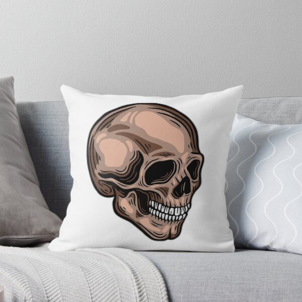 Item preview, Smiling skull illustration, smiling skull design, skull art. designed and sold by cliffordmayers.