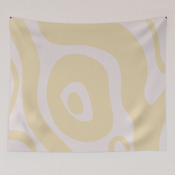 Item preview, Liquid Swirl Abstract Maximalist Pattern Retro Aesthetic Groovy Style Yellow designed and sold by scorpiolane.