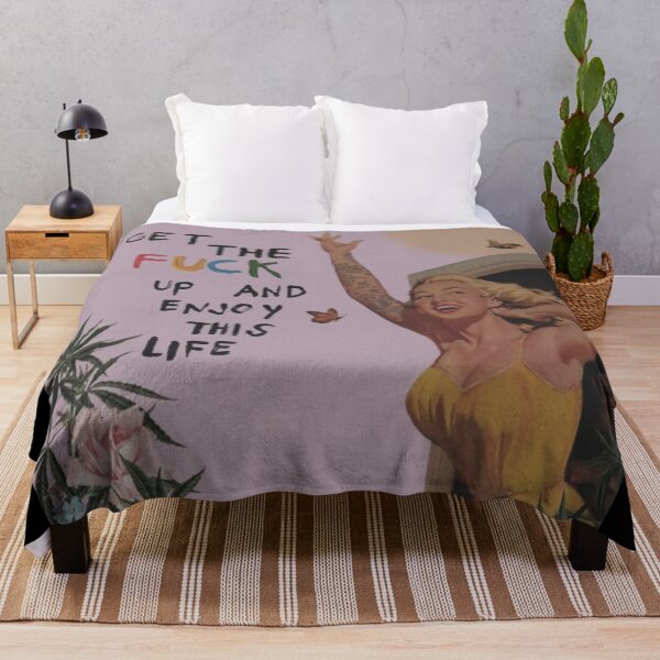 Item preview, Get the fuck up and enjoy this life designed and sold by Jennifer Adair.