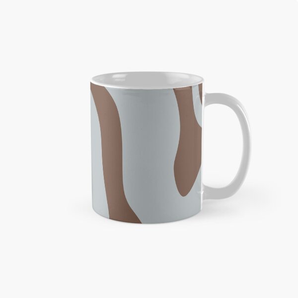 Item preview, Liquid Swirl Abstract Maximalist Pattern Retro Aesthetic Groovy Style Deep Blue & Brown designed and sold by scorpiolane.
