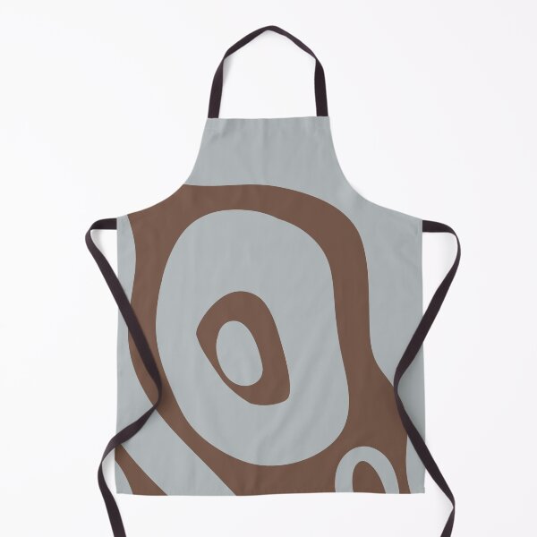 Item preview, Liquid Swirl Abstract Maximalist Pattern Retro Aesthetic Groovy Style Deep Blue & Brown designed and sold by scorpiolane.