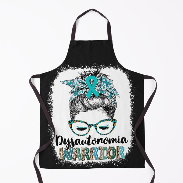 Item preview, Messy Bun Leopard Dysautonomia Warrior designed and sold by rechardtee.