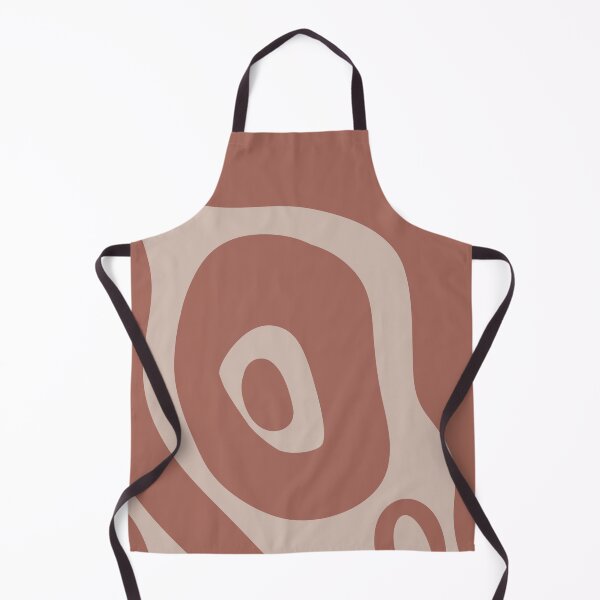 Item preview, Liquid Swirl Abstract Maximalist Pattern Retro Aesthetic Groovy Style Light & Dark Muted Orange designed and sold by scorpiolane.