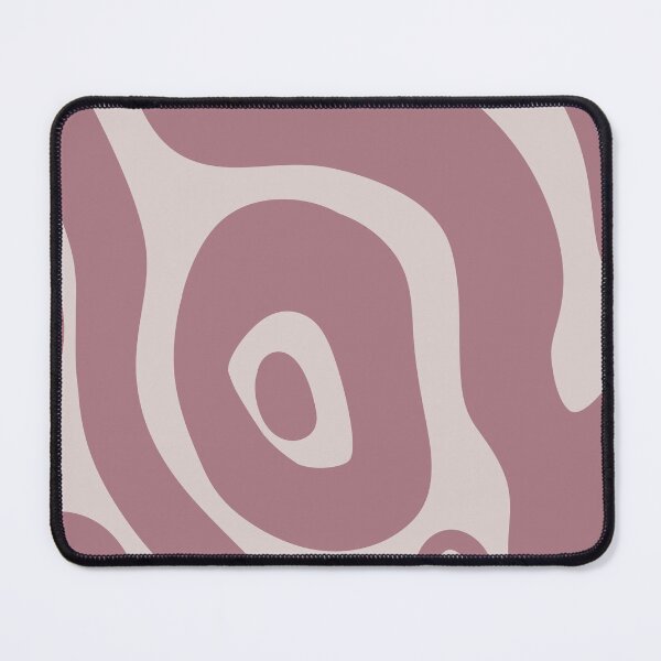 Item preview, Liquid Swirl Abstract Maximalist Pattern Retro Aesthetic Groovy Style Light & Dark Muted Pink designed and sold by scorpiolane.