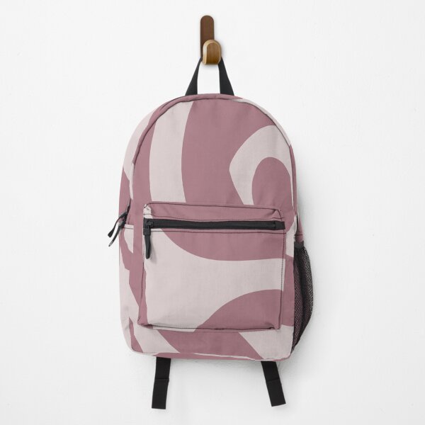 Item preview, Liquid Swirl Abstract Maximalist Pattern Retro Aesthetic Groovy Style Light & Dark Muted Pink designed and sold by scorpiolane.