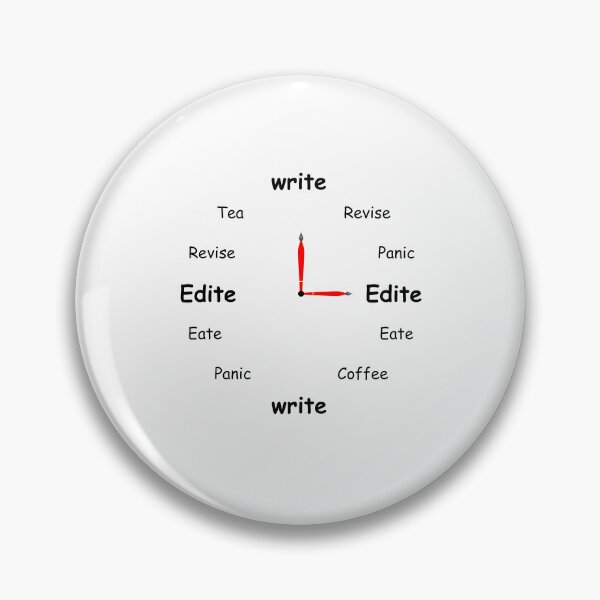 Item preview, Write Edit clock  designed and sold by bargaboot.