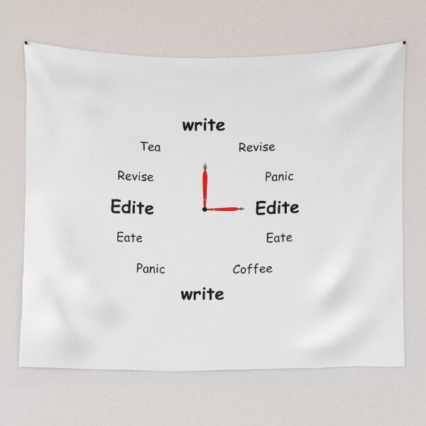 Item preview, Write Edit clock  designed and sold by bargaboot.
