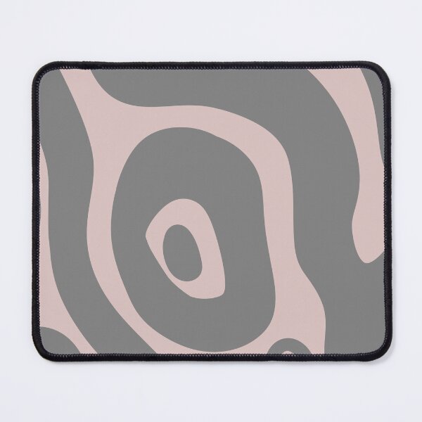 Item preview, Liquid Swirl Abstract Maximalist Pattern Retro Aesthetic Groovy Style Pink & Gray designed and sold by scorpiolane.