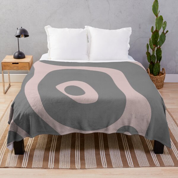 Item preview, Liquid Swirl Abstract Maximalist Pattern Retro Aesthetic Groovy Style Pink & Gray designed and sold by scorpiolane.