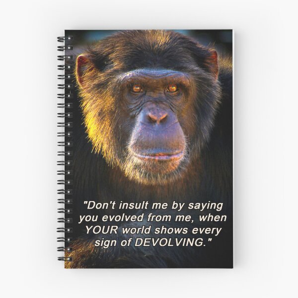 Item preview, ANIMALS #98 - Monkey Insult Parody of Evolution designed and sold by DEL-Productions.