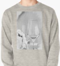 Charcoal Drawing; Party Setting with Bokeh Background Pullover