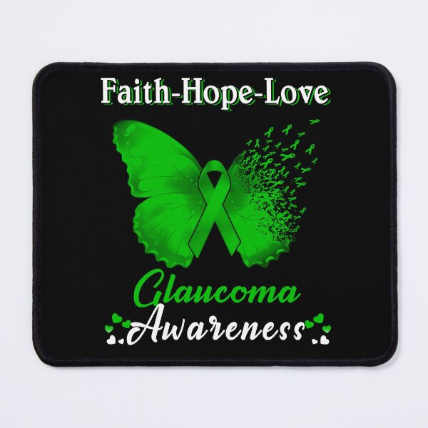 Item preview, Faith Hope Love Butterfly Glaucoma Awareness designed and sold by Gillosina.