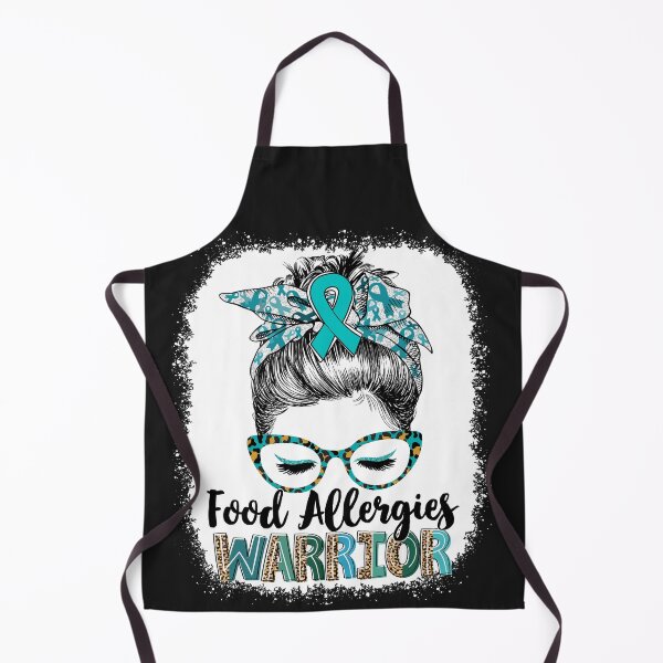 Item preview, Messy Bun Leopard Food Allergies Warrior designed and sold by rechardtee.