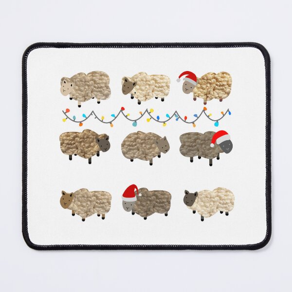 Item preview, Cute Christmas sheep for eco friendly sustainable farming friends. Caroline Laursen original designed and sold by Caroline Laursen.