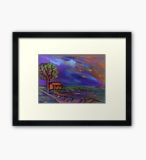 The landscape Framed Print