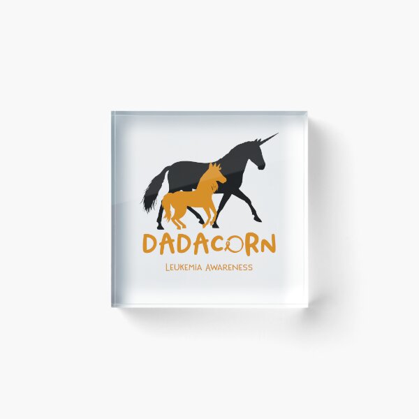 Item preview, Leukemia Awareness Dad Unicorn Dadacorn Support Leukemia Warrior  designed and sold by RunningShop.