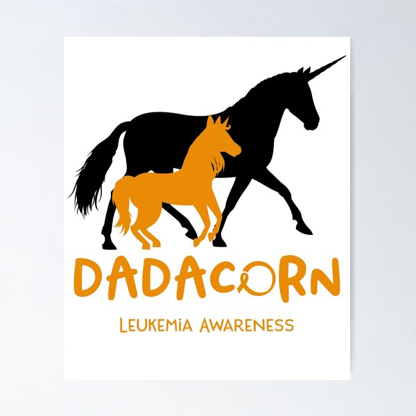 Item preview, Leukemia Awareness Dad Unicorn Dadacorn Support Leukemia Warrior  designed and sold by RunningShop.