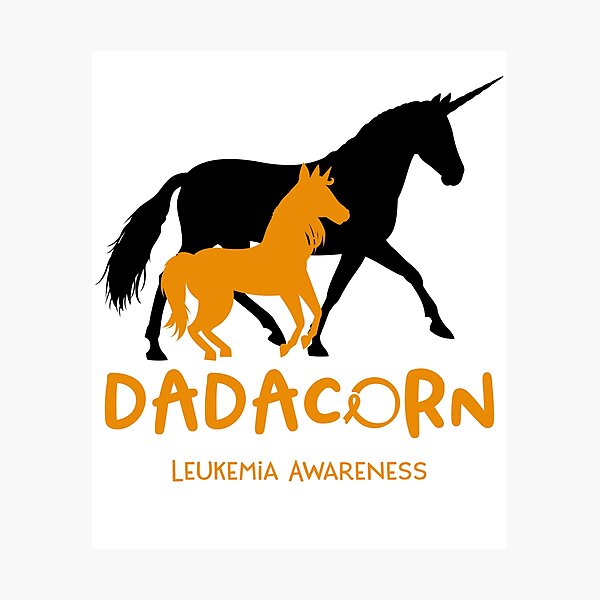 Item preview, Leukemia Awareness Dad Unicorn Dadacorn Support Leukemia Warrior  designed and sold by RunningShop.