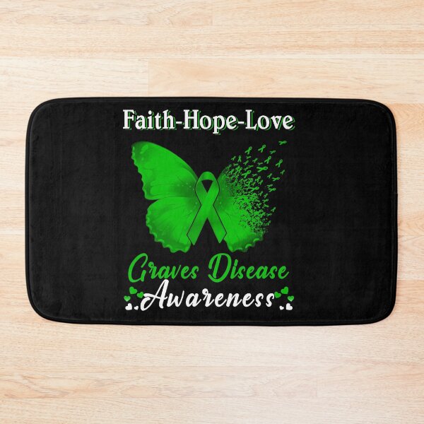 Item preview, Faith Hope Love Butterfly Graves Disease Awareness designed and sold by Gillosina.