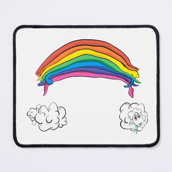 Item preview, Snakebow Snake Rainbow with Cloud Sheep designed and sold by Shirt Blurt.