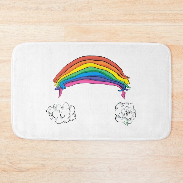 Item preview, Snakebow Snake Rainbow with Cloud Sheep designed and sold by Shirt Blurt.
