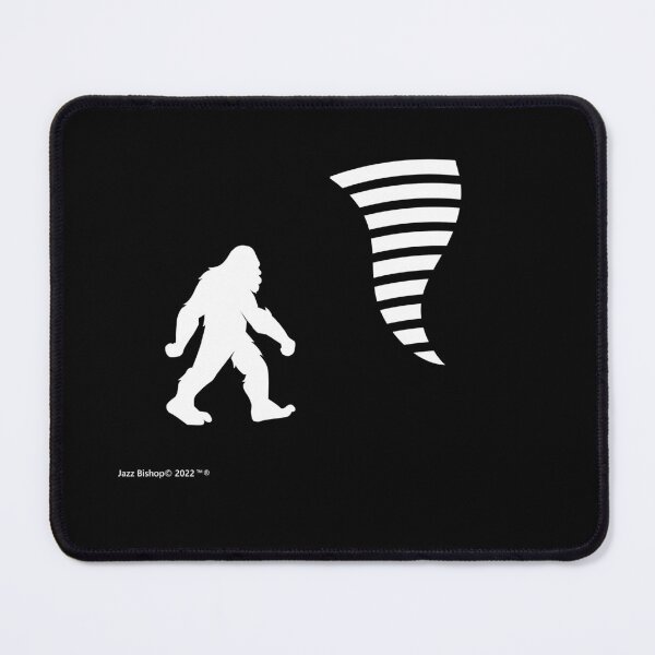 Item preview, Bigfoot Chasing Tornado designed and sold by Jazz Bishop’s Tornado Alley Tees.