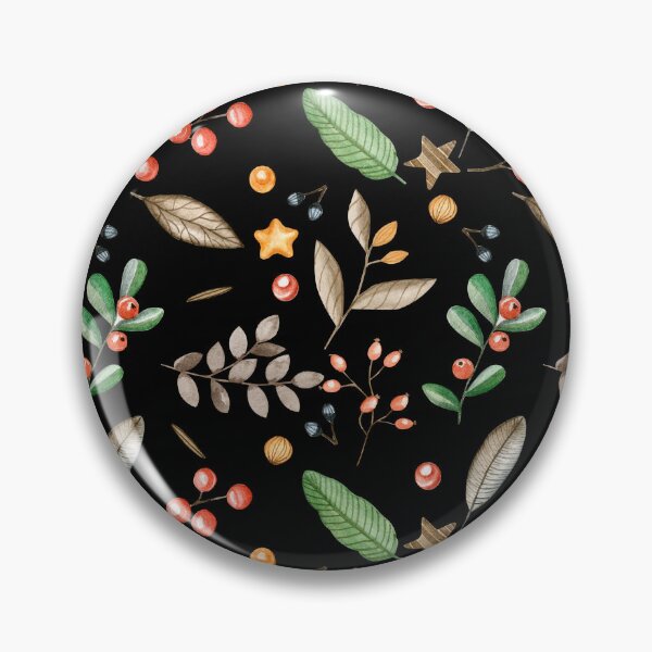 Item preview, Christmas Seamless leaves &berries Patterns  designed and sold by Dream Bloom Gallery.