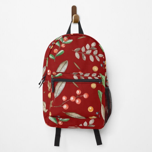 Item preview, Christmas Seamless leaves &berries Patterns designed and sold by Dream Bloom Gallery.