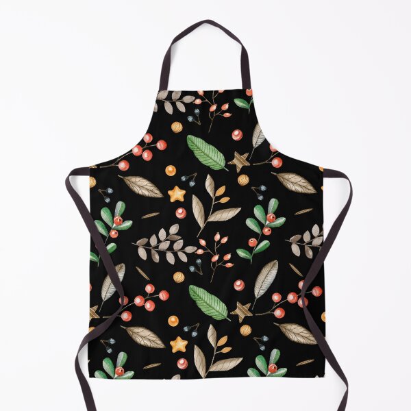 Item preview, Christmas Seamless leaves &berries Patterns  designed and sold by Dream Bloom Gallery.
