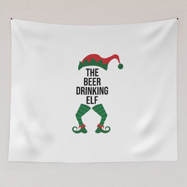 Item preview, The Beer drinking Elf designed and sold by Ashlison.