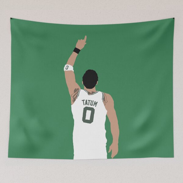 Item preview, Jayson Tatum Pointing Up (White) designed and sold by RatTrapTees.