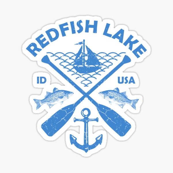 Redfish Lake Usa Stickers for Sale, Free US Shipping